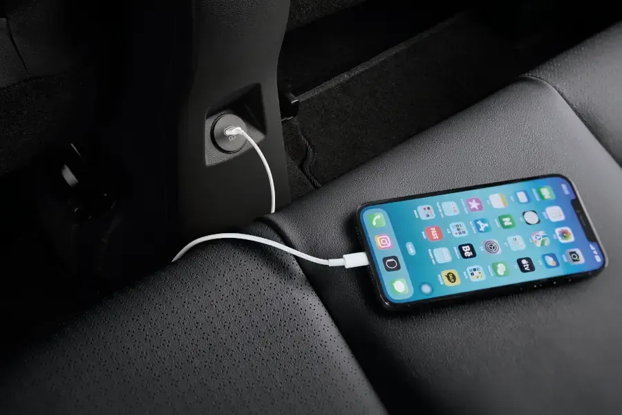 kia picanto usb charging port 12V power outlet