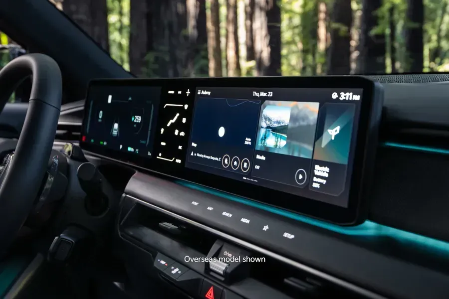 kia ev9 infotainment display