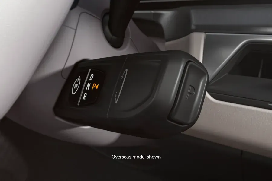 kia ev9 gear shift & start button