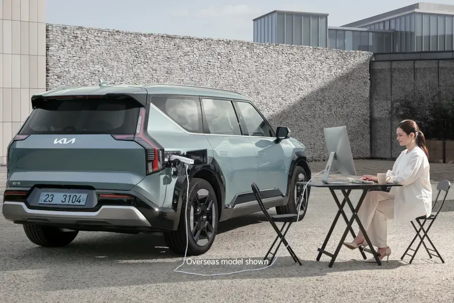kia ev9 V2L exterior