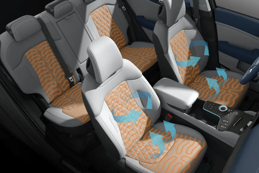 Kia Sportage heated and ventilated front seats