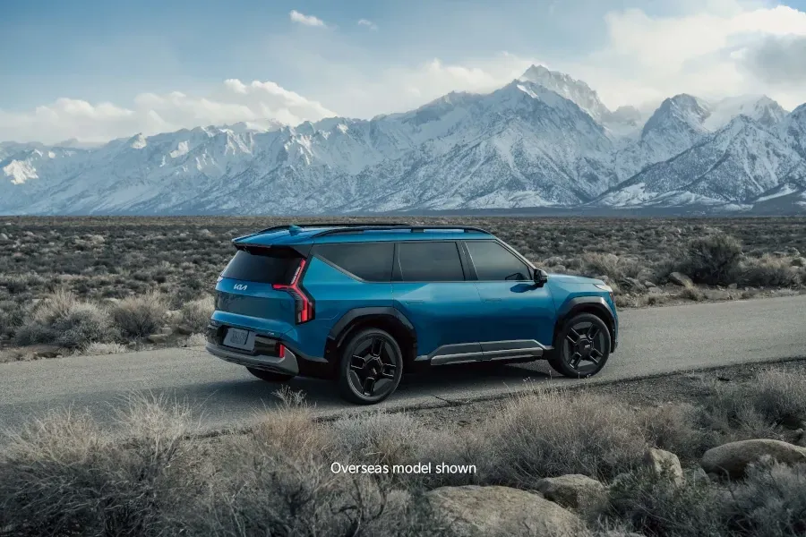 kia ev9 drive mode select & terrain mode button