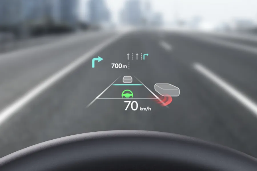 Kia Sorento head-up display