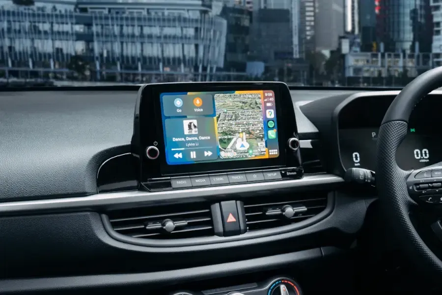 kia picanto touch screen