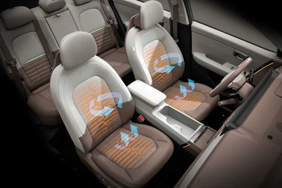 Kia Seltos heated ventilated seats