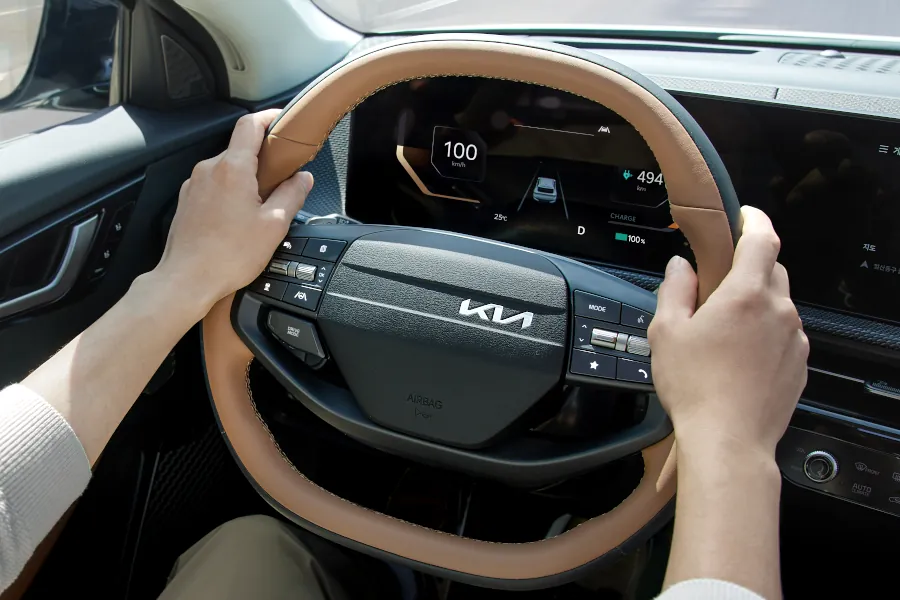 Kia EV6 heated steering wheel