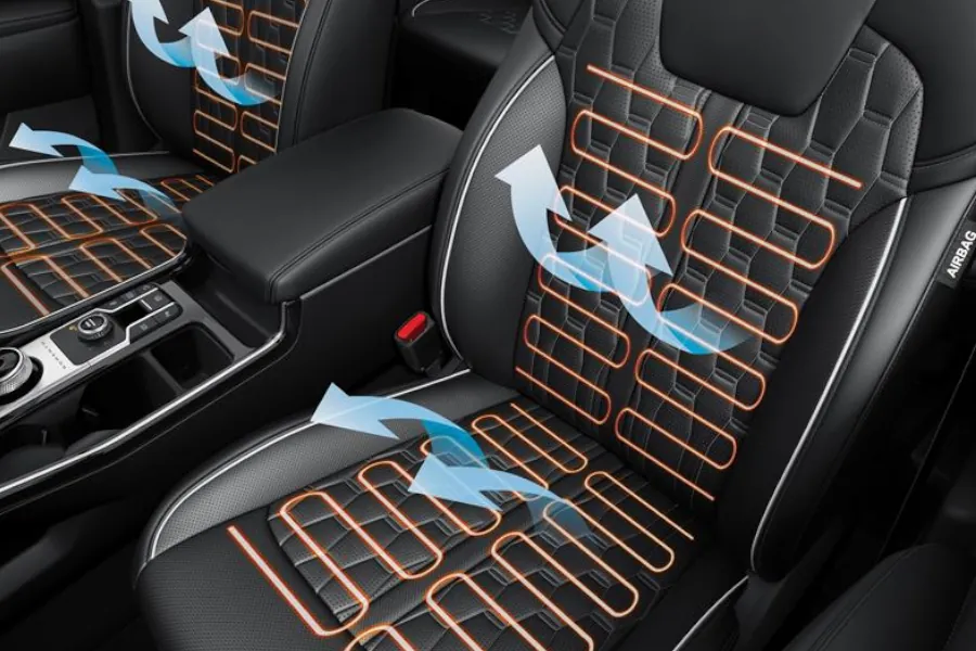Kia Sorento heated ventilated seats