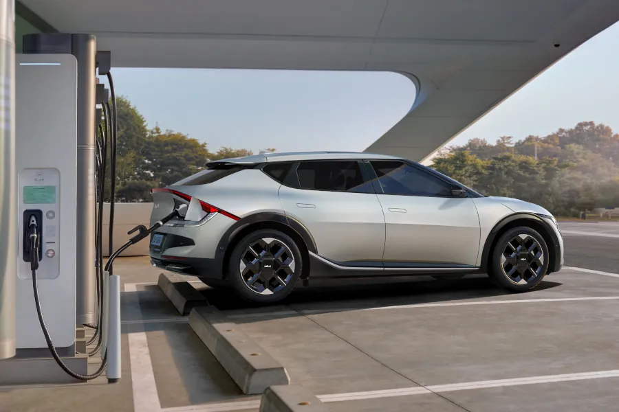 Kia EV6 charging