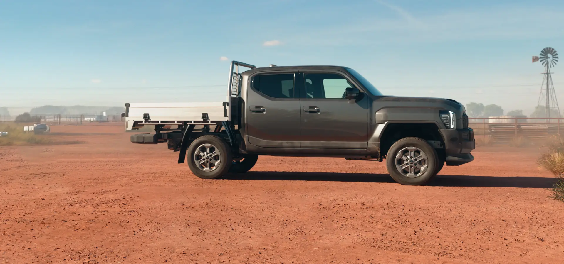 Kia Tasman chassis side view