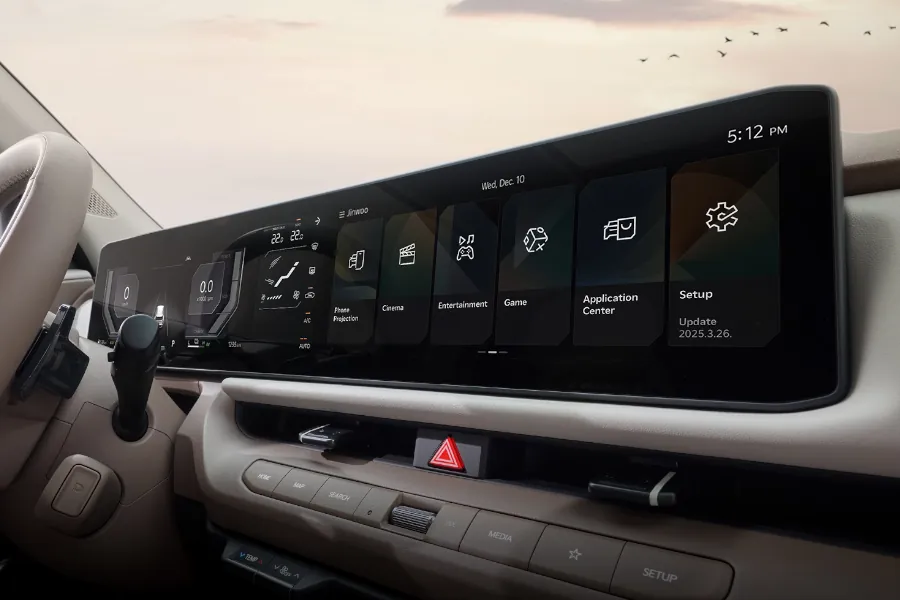 Kia Seltos dashboard display
