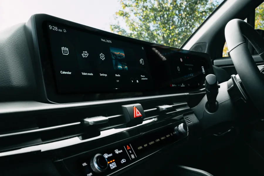 Kia Sportage touch screen infotainment system
