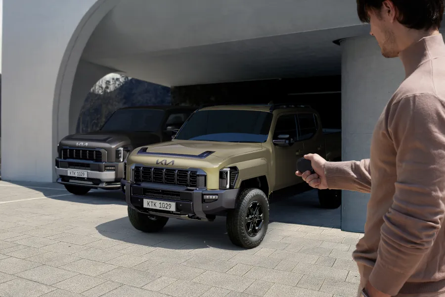 Kia Tasman remote smart park assist