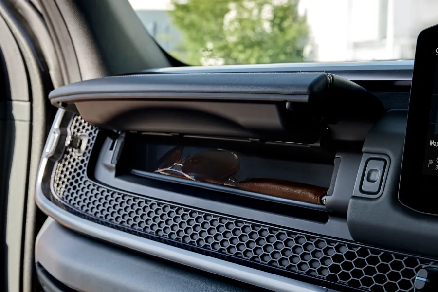 Kia Tasman crash pad storage