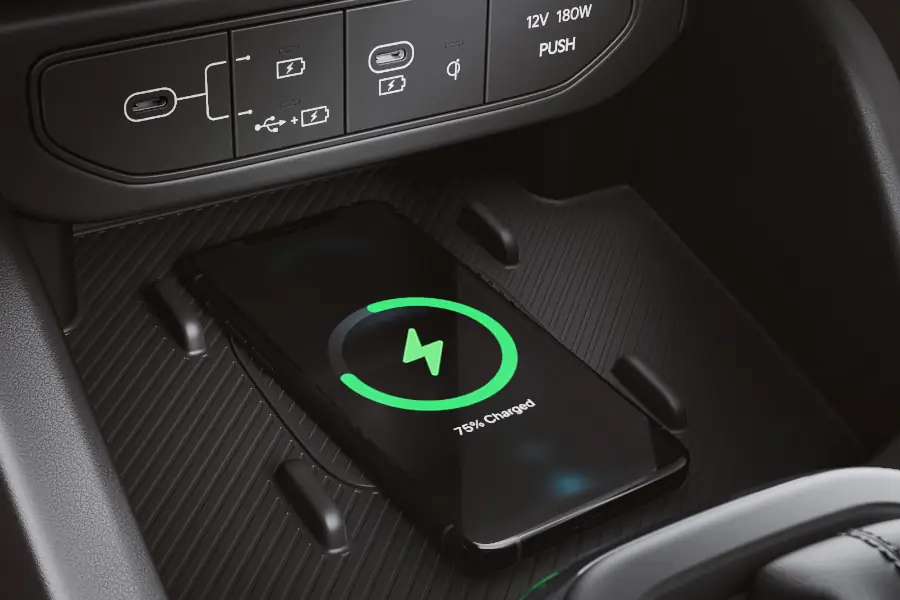Kia K4 Smartphone Wireless Charging Qi
