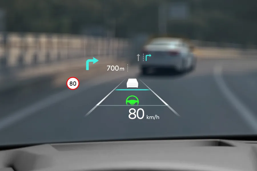 Kia Seltos head-up display HUD