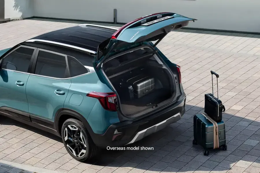 kia seltos smart power tailgate automatic opening boot