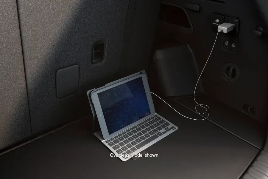 kia ev9 vehicle-to-load V2L & usb ports