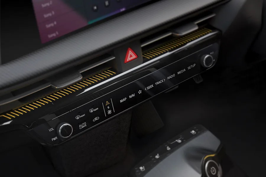 Kia EV6 AC controls