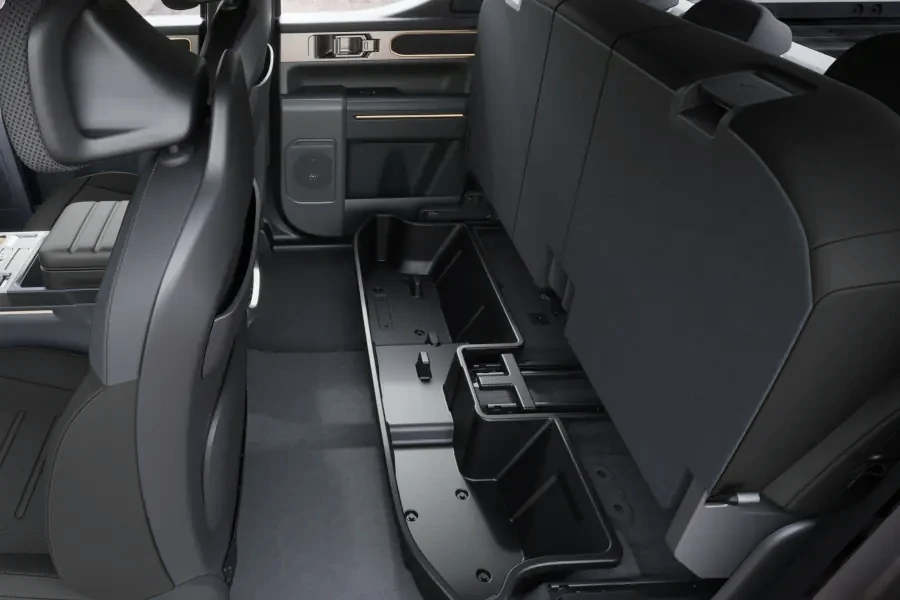 Kia Tasman underseat storage