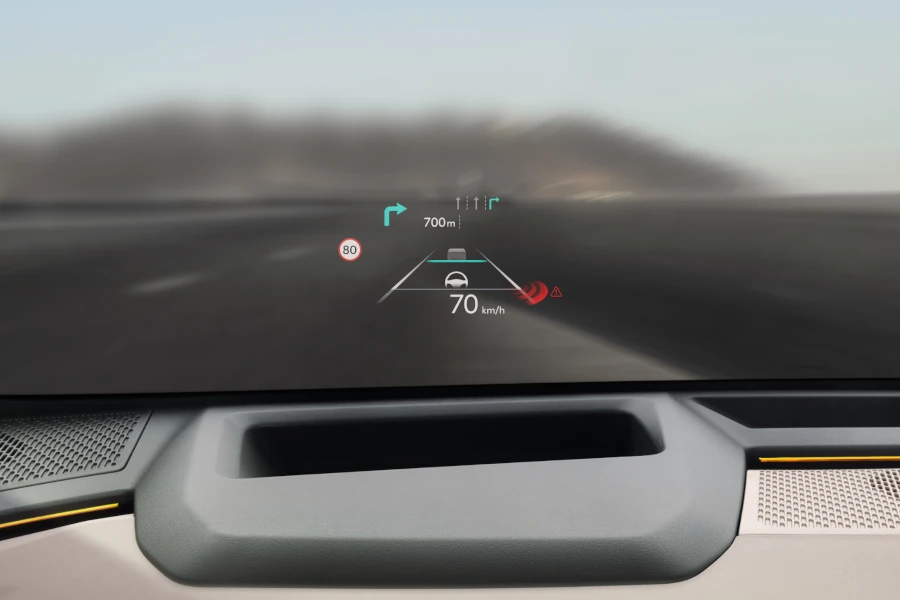 Kia EV5 HUD head-up display