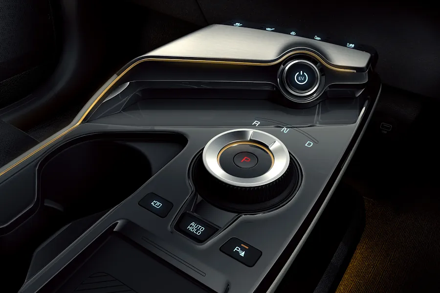 Kia EV6 rotary gear shifter dial