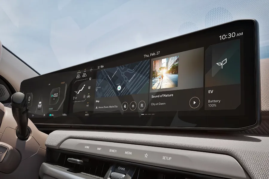 Kia EV4 infotainment screen