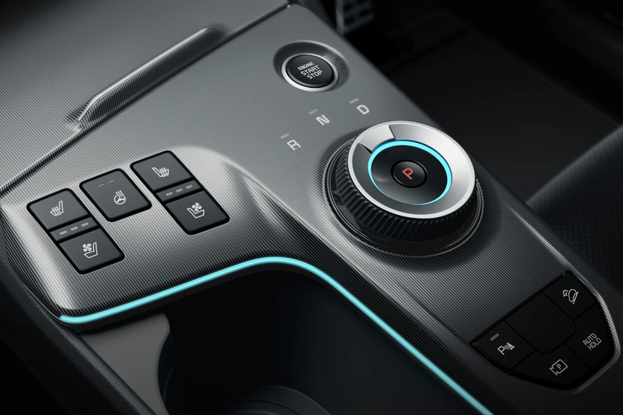 Kia Sportage gear shifter