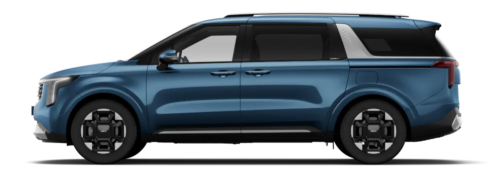 Kia Carnival side view transparent background webp